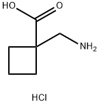 1-(Aminomethyl)-cyclobutanecarboxylicacidhydrochloride Struktur