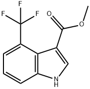 Methyl 4-(Trifluoromethyl)indole-3-carboxylate Struktur