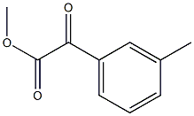 2-氧代-2-(間甲苯基)乙酸甲酯, 136125-68-3, 結(jié)構(gòu)式