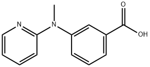 3-(methyl(pyridin-2-yl)amino)benzoic acid Struktur