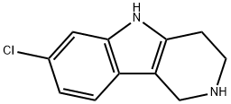 7-chloro-2,3,4,5-tetrahydro-1H-pyrido[4,3-b]indole Struktur