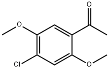 1-(4-chloro-2,5-dimethoxyphenyl)ethanone Struktur