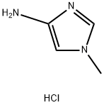 1-Methyl-1H-imidazol-4-ylamine dihydrochloride Struktur