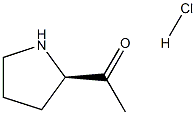 (R)-2-Acetyl-pyrrolidine hydrochloride Struktur