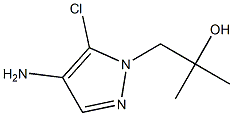 1-(4-Amino-5-chloro-1H-pyrazol-1-yl)-2-methylpropan-2-ol Struktur