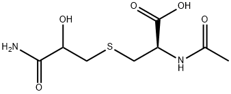 N-Acetyl-S-(2-hydroxy-3-propionamide)-L-cysteine Struktur