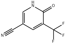 6-Hydroxy-5-trifluoromethyl-nicotinonitrile Struktur