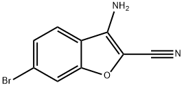 3-Amino-6-bromobenzofuran-2-carbonitrile Struktur