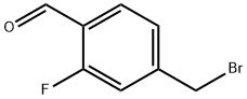 4-(Bromomethyl)-2-fluorobenzaldehyde Struktur