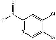 5-Bromo-4-chloro-2-nitropyridine Struktur