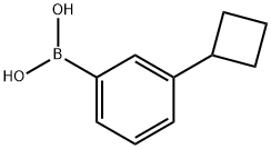 3-Cyclobutylphenylboronic acid Struktur