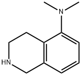 1,2,3,4-tetrahydro-N,N-dimethyl-5-isoquinolinamine Struktur