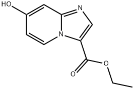 ethyl 7-hydroxyimidazo[1,2-a]pyridine-3-carboxylate Struktur