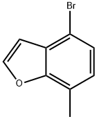 4-Bromo-7-methyl-benzofuran Struktur