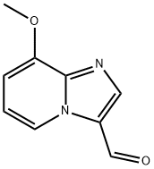 8-Methoxy-imidazo[1,2-a]pyridine-3-carbaldehyde Struktur