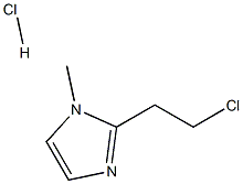 2-(2-Chloroethyl)-1-methyl-1H-imidazole hydrochloride Struktur