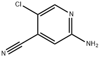 2-Amino-5-chloro-isonicotinonitrile Struktur