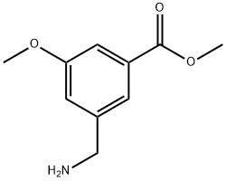 methyl 3-(aminomethyl)-5-methoxybenzoate Struktur