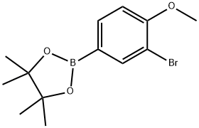 3-Bromo-4-methoxyphenylboronic acid pinacol ester Struktur