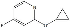 2-Cyclopropoxy-4-fluoropyridine Struktur