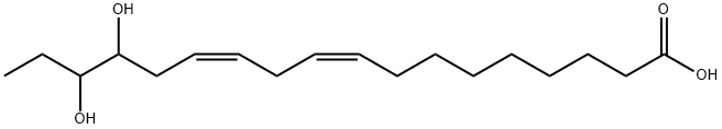 15,16-Dihydroxyoctadeca-9Z,12Z-dienoic acid Struktur