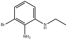 3-bromo-N1-ethylbenzene-1,2-diamine Struktur