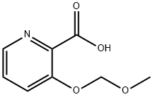 3-(methoxymethoxy)picolinic acid Struktur