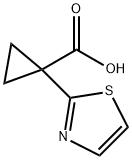 1-Thiazol-2-yl-cyclopropanecarboxylic acid Struktur