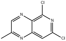 5,7-dichloro-2-methylpyrido[4,3-b]pyrazine Struktur