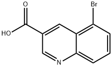 5-bromoquinoline-3-carboxylic acid Struktur