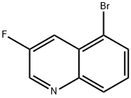 5-bromo-3-fluoroquinoline Struktur