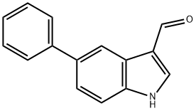 5-Phenyl-1H-indole-3-carbaldehyde Struktur