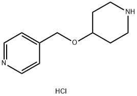 4-((piperidin-4-yloxy)methyl)pyridine hydrochloride Struktur