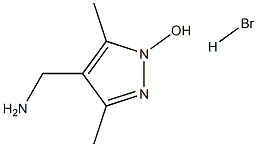 4-(Aminomethyl)-3,5-dimethyl-1H-pyrazol-1-ol hydrobromide Struktur