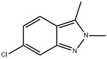 6-chloro-2,3-dimethyl-2H-Indazole Struktur