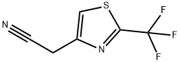 (2-Trifluoromethyl-thiazol-4-yl)-acetonitrile Struktur