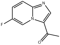 1-(6-Fluoro-imidazo[1,2-a]pyridin-3-yl)-ethanone Struktur