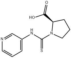 (R)-1-(3-Pyridylthiocarbamoyl)pyrrolidine-2-carboxylic Acid Struktur