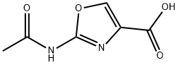 2-(acetylamino)-4-Oxazolecarboxylic acid Struktur