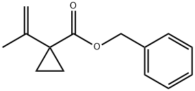 benzyl 1-(prop-1-en-2-yl)cyclopropanecarboxylate Struktur