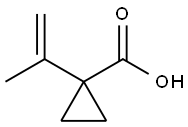 1-(prop-1-en-2-yl)cyclopropanecarboxylic acid Struktur