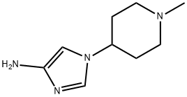 1-(1-methyl-4-piperidinyl)-1H-imidazol-4-amine Struktur