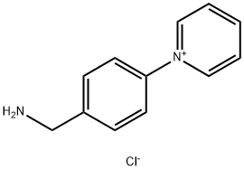 1-(4-(Aminomethyl)phenyl)pyridin-1-ium chloride Struktur