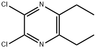 2,3-dichloro-5,6-diethylpyrazine Struktur