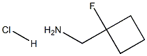 (1-fluorocyclobutyl)methanamine hydrochloride Structure