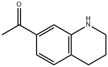 1-(1,2,3,4-tetrahydroquinolin-7-yl)ethanone Struktur