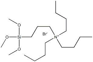 Tributyl(3-Trimethoxysilylpropyl)Azanium,Bromide Structure