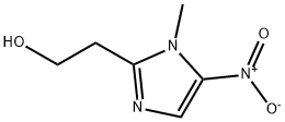 1-methyl-5-nitro-1H-imidazole-2-ethanol Struktur