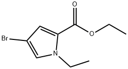 ethyl4-bromo-1-ethyl-1H-pyrrole-2-carboxylate Struktur