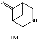 3-azabicyclo[3.1.1]heptan-6-one hydrochloride Struktur